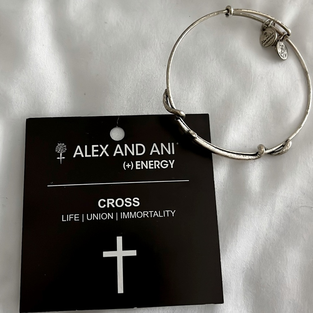 Alex and Ani cross bracelet